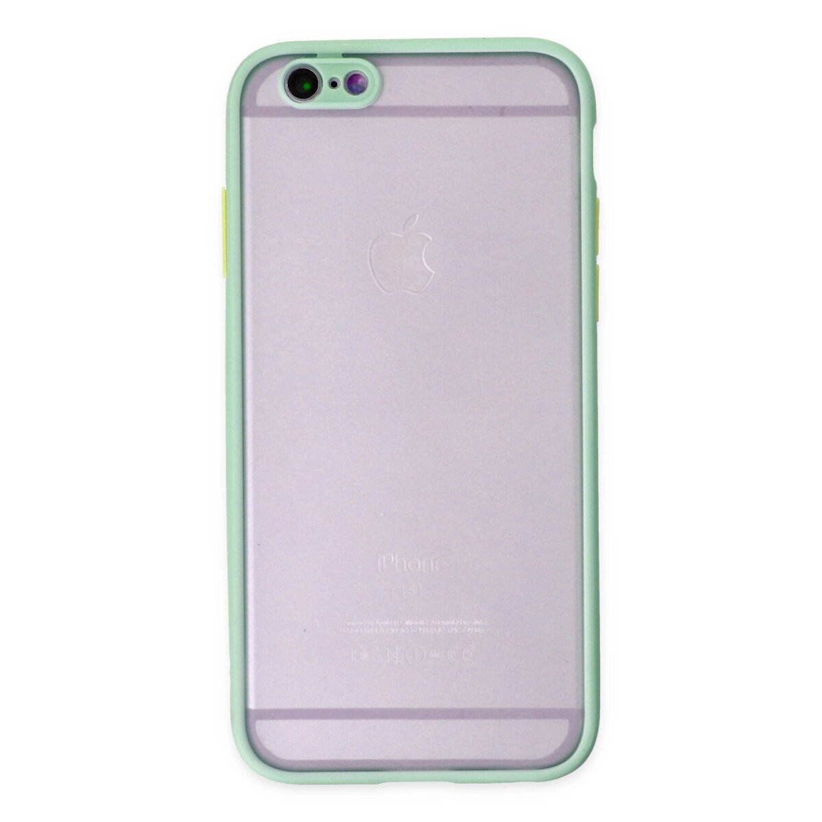 Apple İphone 6 Kılıf Montreal Silikon Kapak - Turkuaz Apple İphone 6 Kılıf Montreal Silikon Kapak - Turkuaz