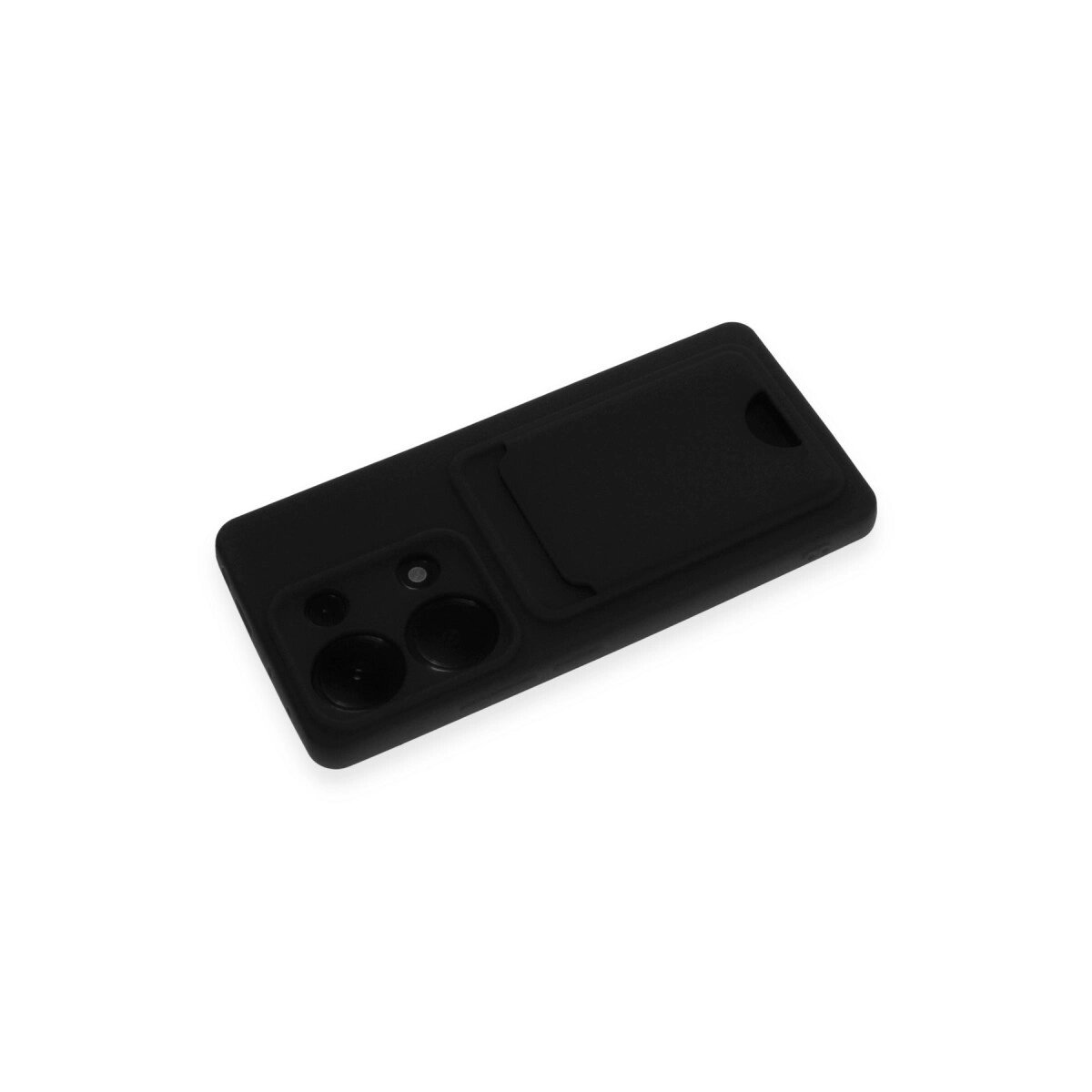 Xiaomi Redmi Note 13 Pro 4g Kılıf Kelvin Kartvizitli Silikon - Siyah Xiaomi Redmi Note 13 Pro 4g Kılıf Kelvin Kartvizitli Silikon - Siyah