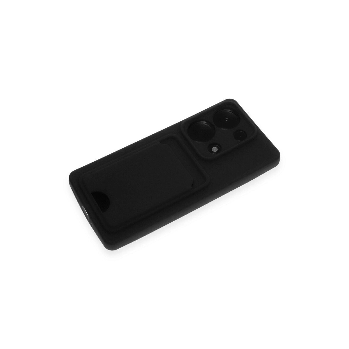 Xiaomi Redmi Note 13 Pro 4g Kılıf Kelvin Kartvizitli Silikon - Siyah Xiaomi Redmi Note 13 Pro 4g Kılıf Kelvin Kartvizitli Silikon - Siyah