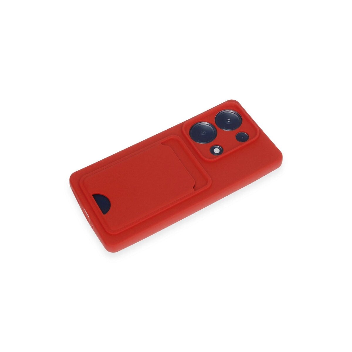 Xiaomi Redmi Note 13 Pro 4g Kılıf Kelvin Kartvizitli Silikon - Kırmızı Xiaomi Redmi Note 13 Pro 4g Kılıf Kelvin Kartvizitli Silikon - Kırmızı