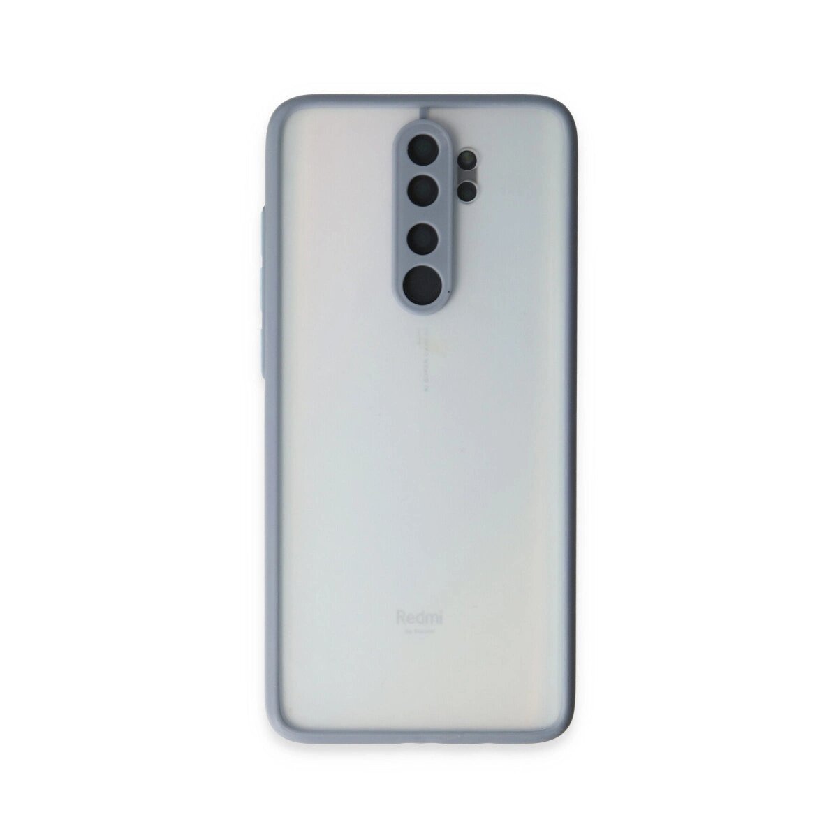 Xiaomi Redmi Note 8 Pro Kılıf Montreal Silikon Kapak - Gri Xiaomi Redmi Note 8 Pro Kılıf Montreal Silikon Kapak - Gri