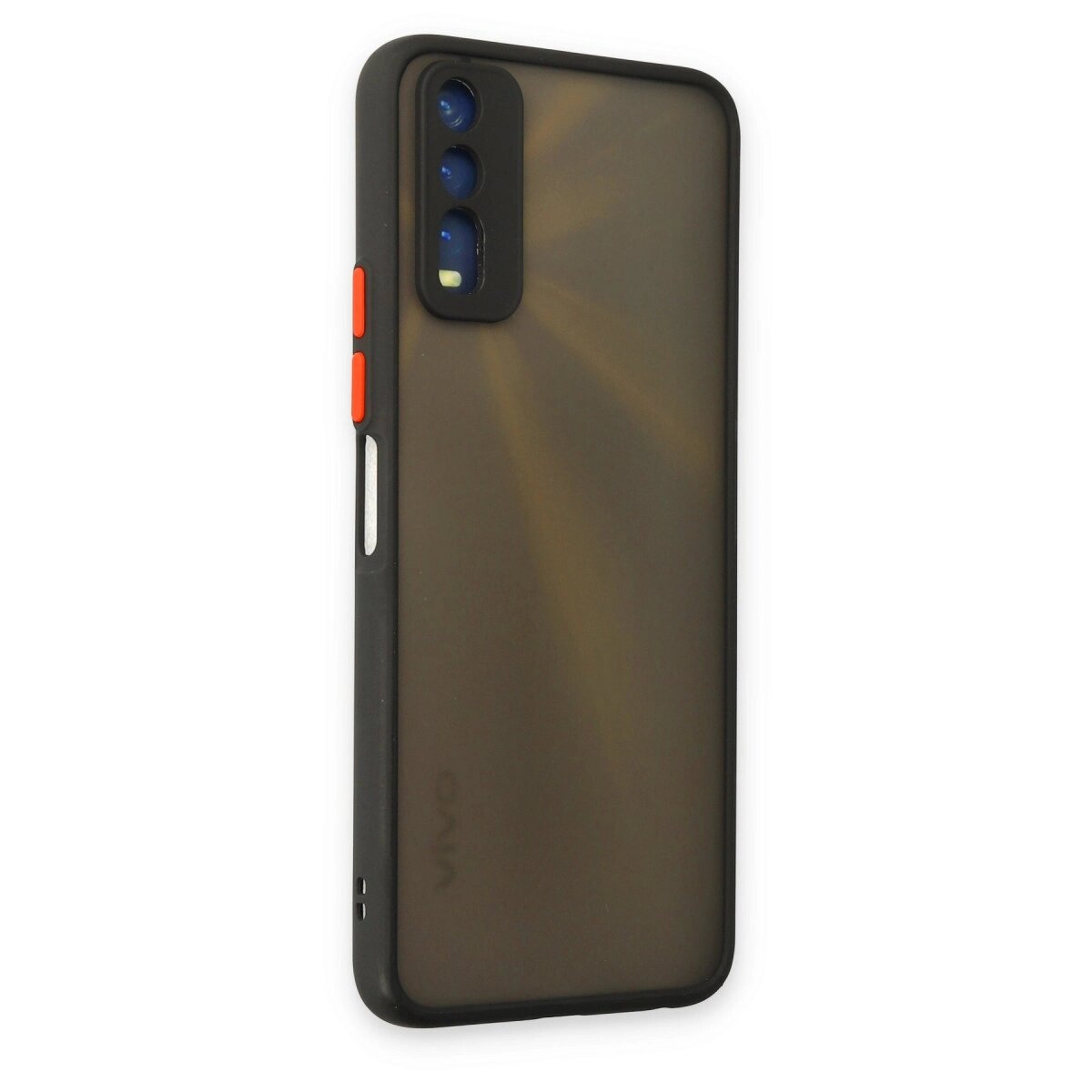 Vivo Y11s Kılıf Montreal Silikon Kapak - Siyah