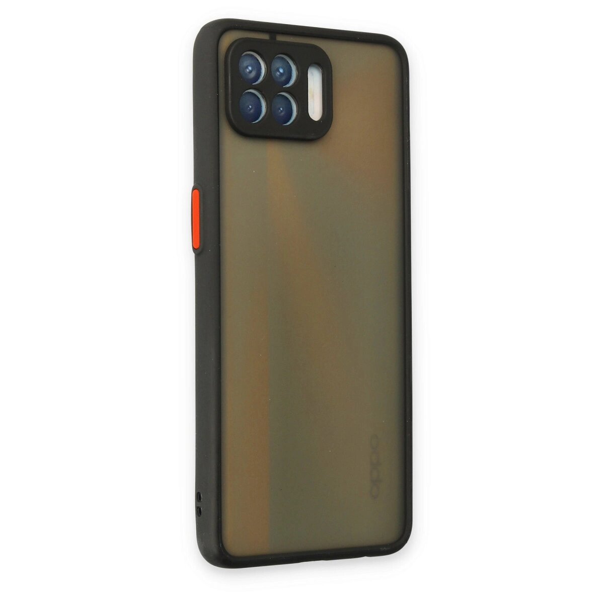 Oppo Reno 4 Lite Kılıf Montreal Silikon Kapak - Siyah Oppo Reno 4 Lite Kılıf Montreal Silikon Kapak - Siyah