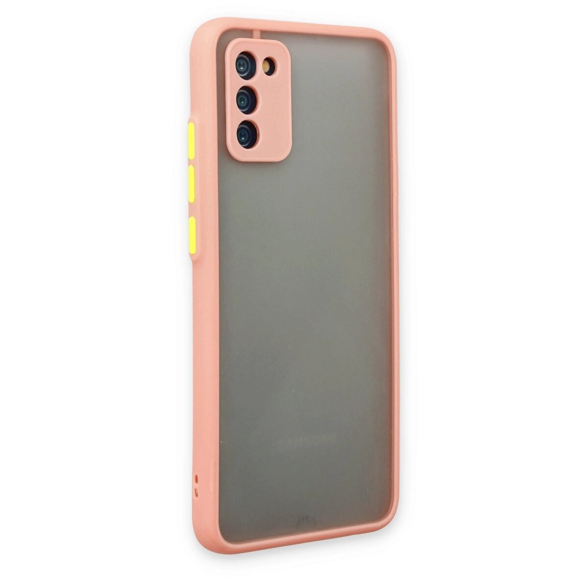 Samsung Galaxy A02s Kılıf Montreal Silikon Kapak - Pembe Samsung Galaxy A02s Kılıf Montreal Silikon Kapak - Pembe