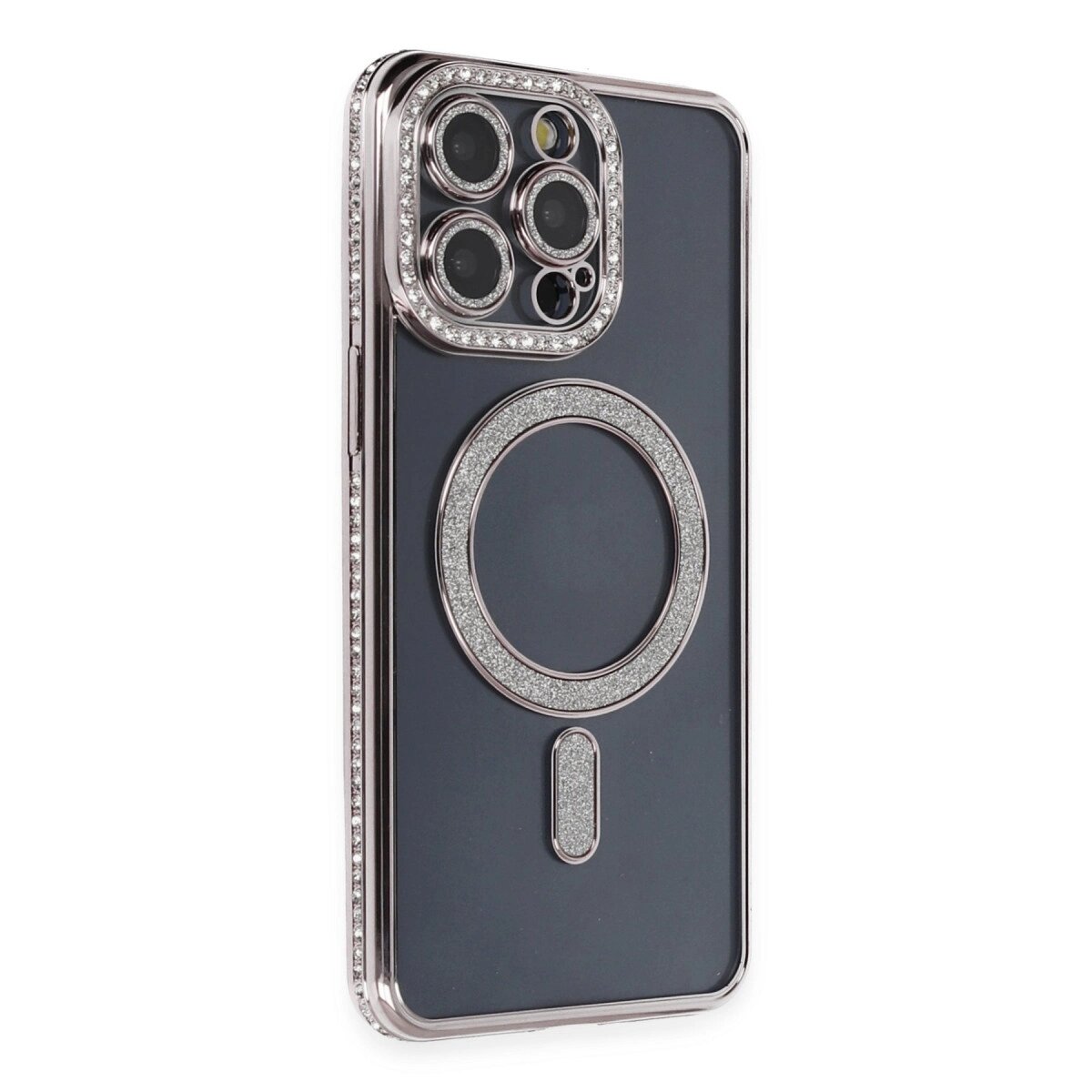 Apple İphone 14 Pro Kılıf Joke Simli Magneticsafe Kılıf - Gri Apple İphone 14 Pro Kılıf Joke Simli Magneticsafe Kılıf - Gri