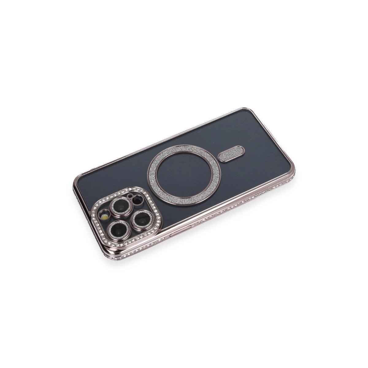 Apple İphone 14 Pro Kılıf Joke Simli Magneticsafe Kılıf - Gri Apple İphone 14 Pro Kılıf Joke Simli Magneticsafe Kılıf - Gri