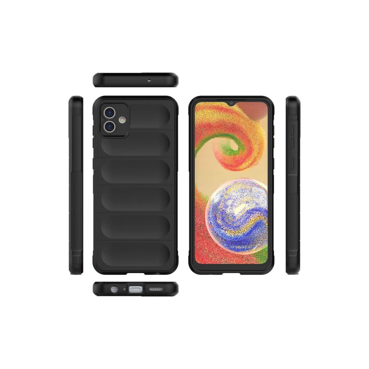 Samsung Galaxy A04e Kılıf Optimum Silikon - Siyah Samsung Galaxy A04e Kılıf Optimum Silikon - Siyah