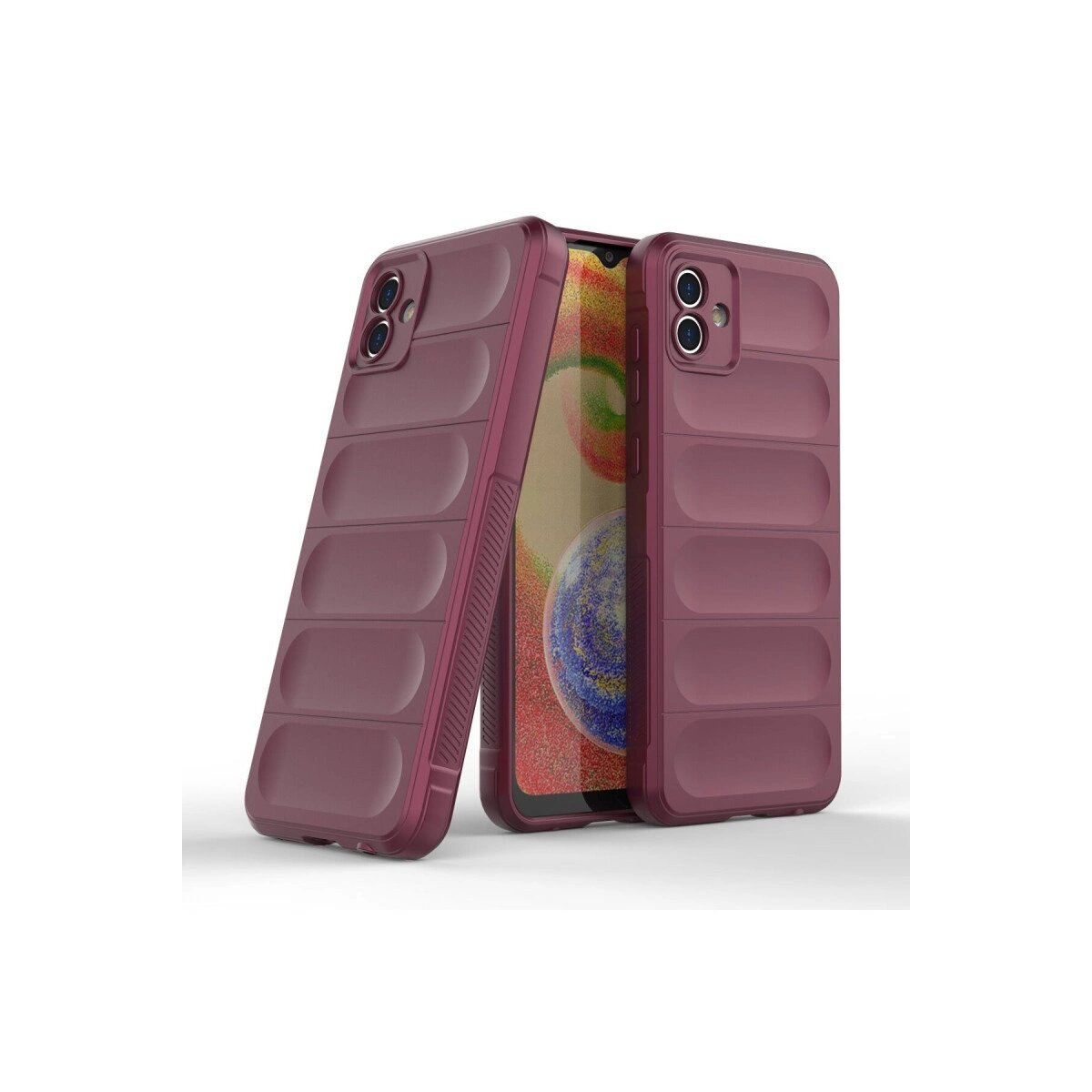 Samsung Galaxy A04e Kılıf Optimum Silikon - Bordo Samsung Galaxy A04e Kılıf Optimum Silikon - Bordo