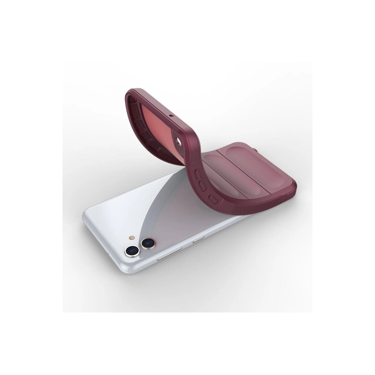 Samsung Galaxy A04e Kılıf Optimum Silikon - Bordo Samsung Galaxy A04e Kılıf Optimum Silikon - Bordo