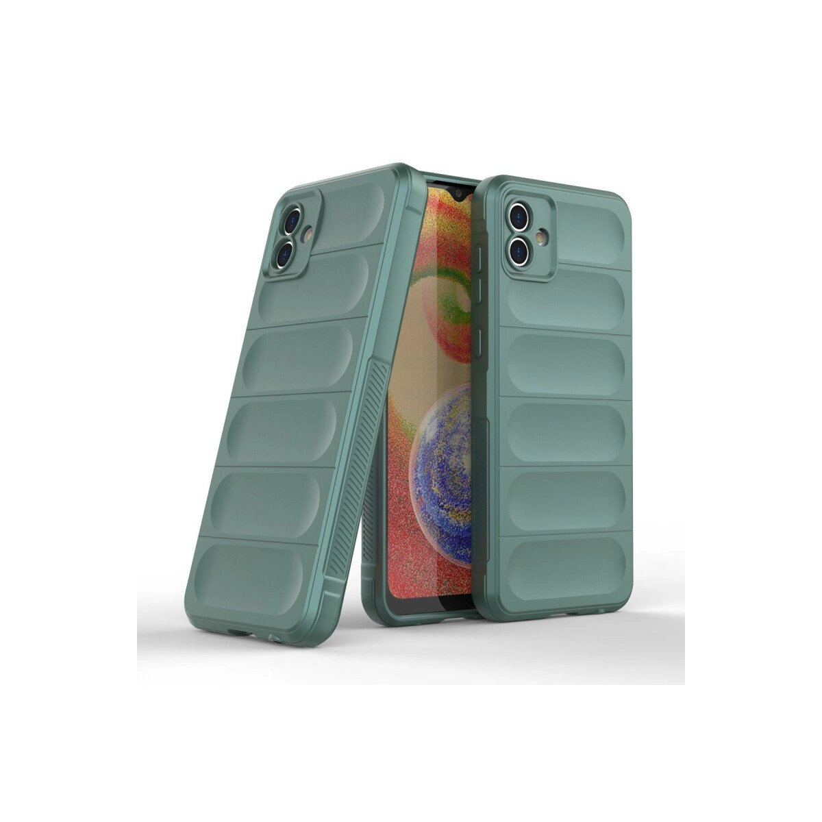 Samsung Galaxy A04e Kılıf Optimum Silikon - Koyu Yeşil Samsung Galaxy A04e Kılıf Optimum Silikon - Koyu Yeşil