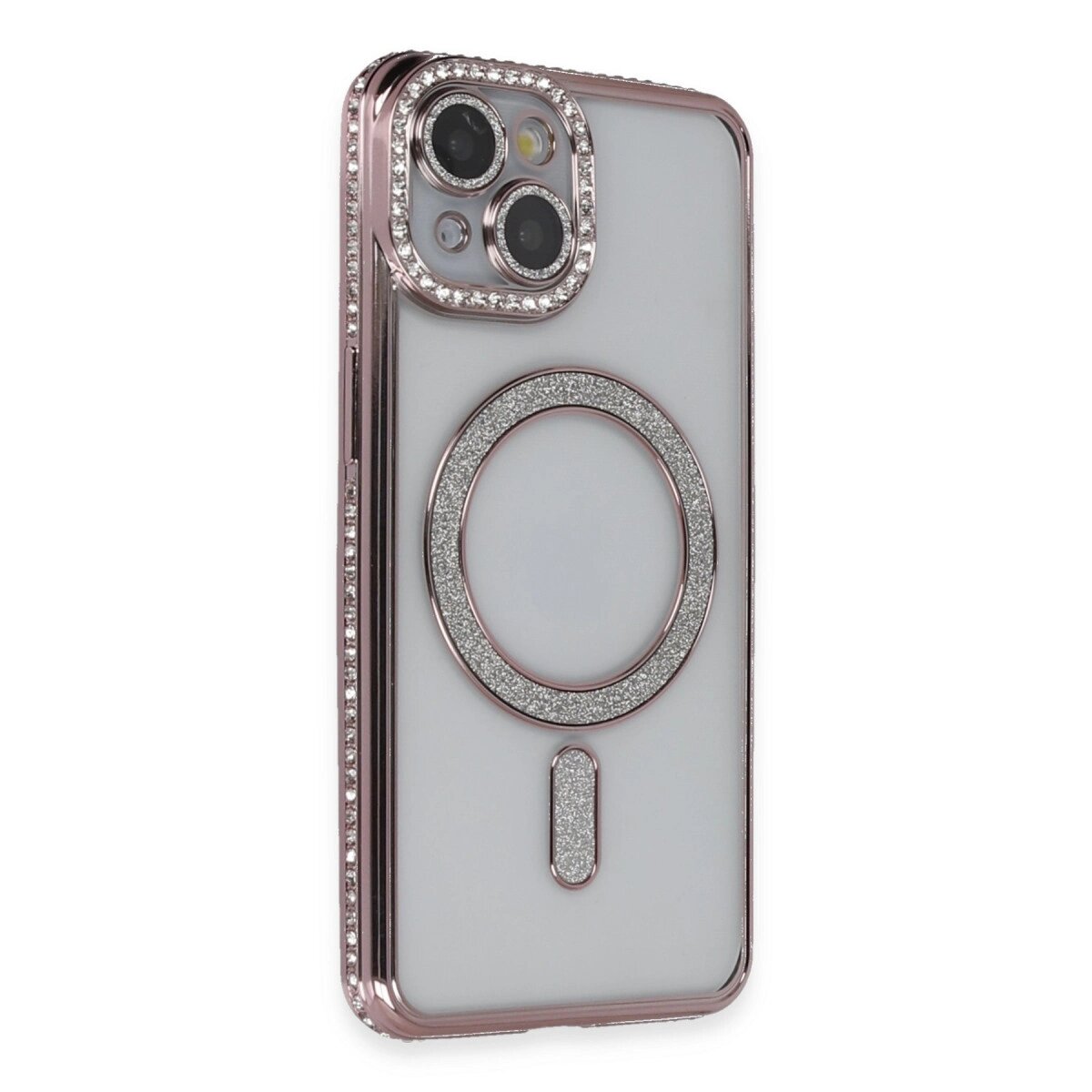 Apple İphone 13 Kılıf Joke Simli Magneticsafe Kılıf - Pembe Apple İphone 13 Kılıf Joke Simli Magneticsafe Kılıf - Pembe