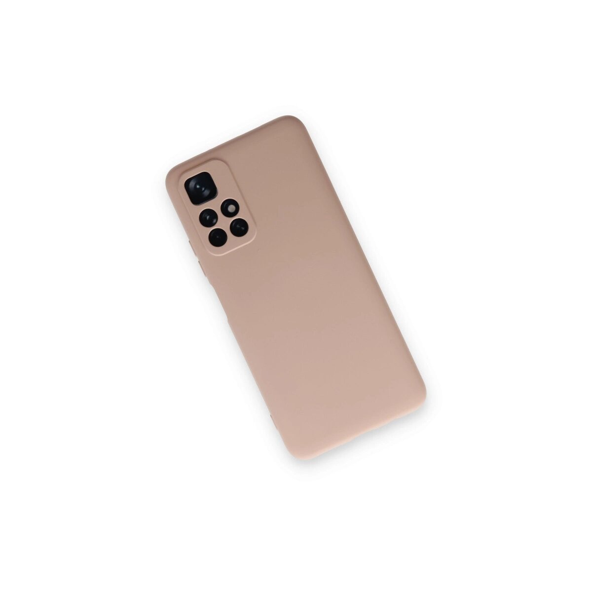 Xiaomi Redmi Note 11t Kılıf Nano İçi Kadife Silikon - Pudra Xiaomi Redmi Note 11t Kılıf Nano İçi Kadife Silikon - Pudra