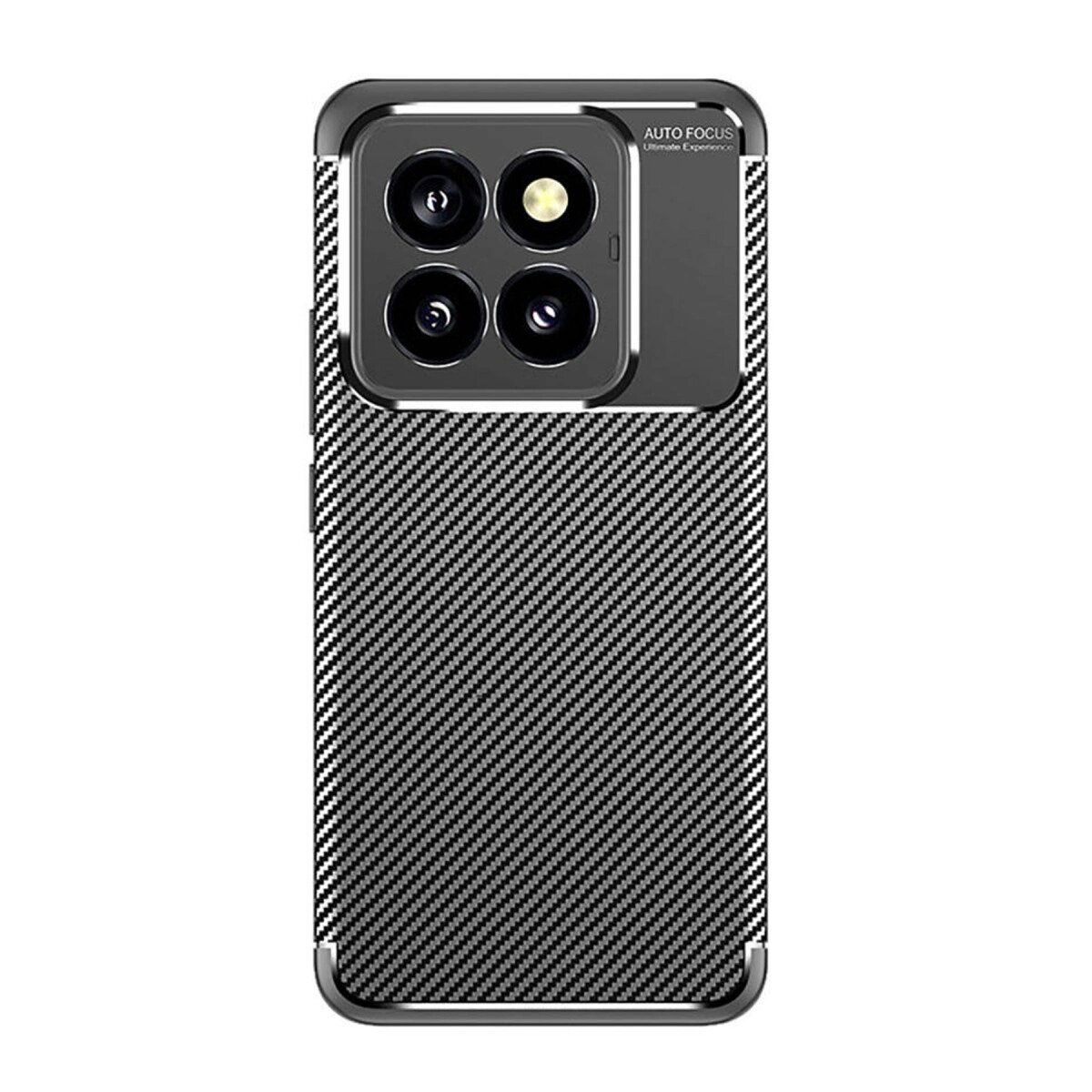 Xiaomi Mi 14t Pro Kılıf Auto Focus Karbon Kapak - Siyah Xiaomi Mi 14t Pro Kılıf Auto Focus Karbon Kapak - Siyah