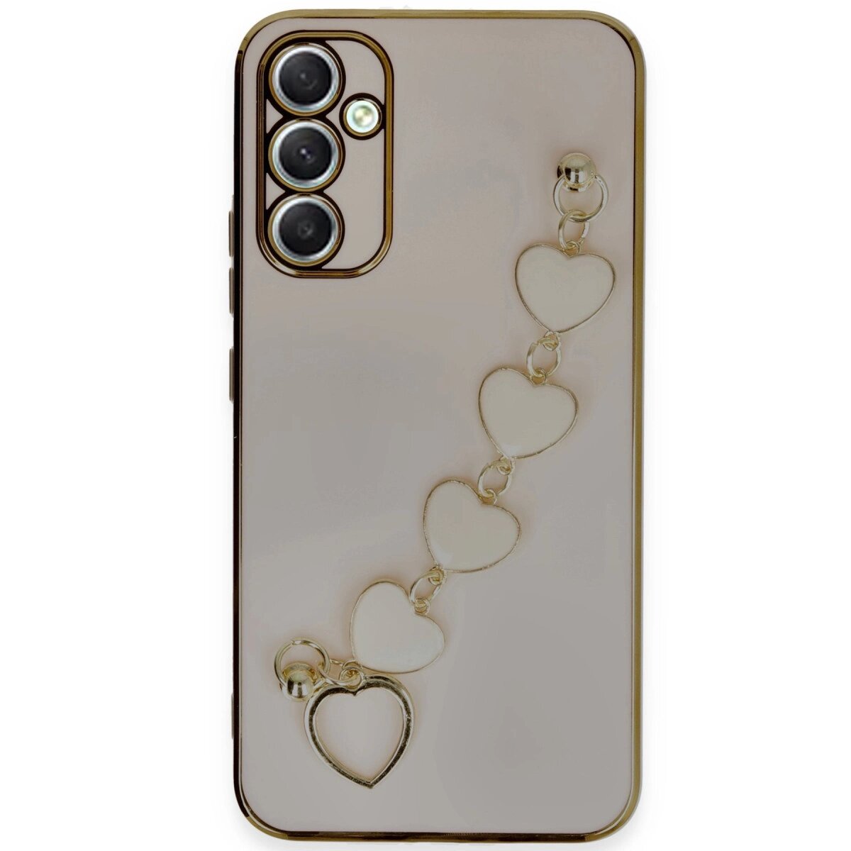 Samsung Galaxy A34 5g Kılıf Esila Silikon - Pudra Samsung Galaxy A34 5g Kılıf Esila Silikon - Pudra
