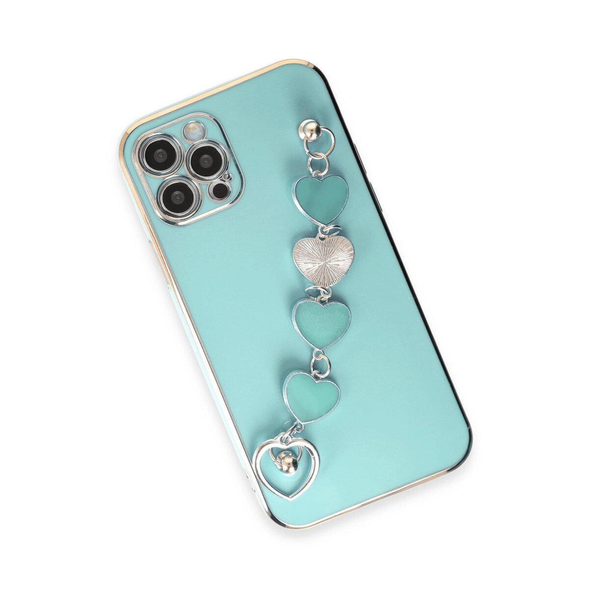 Apple İphone 12 Pro Max Kılıf Esila Silikon - Su Yeşili Apple İphone 12 Pro Max Kılıf Esila Silikon - Su Yeşili