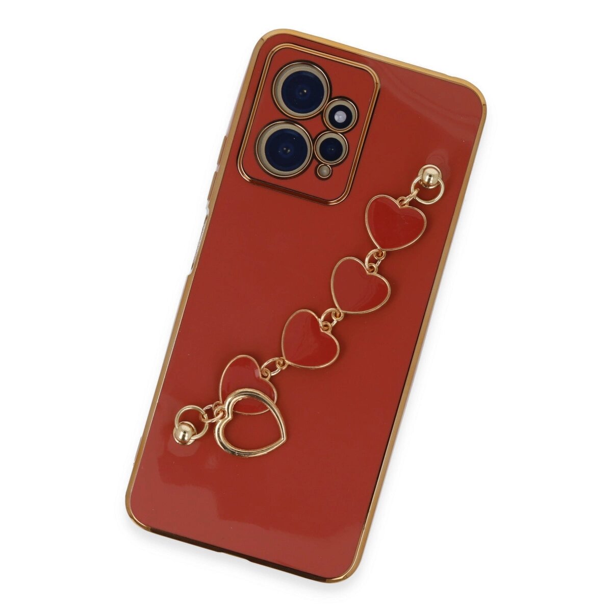 Xiaomi Redmi Note 12 4g Kılıf Esila Silikon - Kırmızı Xiaomi Redmi Note 12 4g Kılıf Esila Silikon - Kırmızı