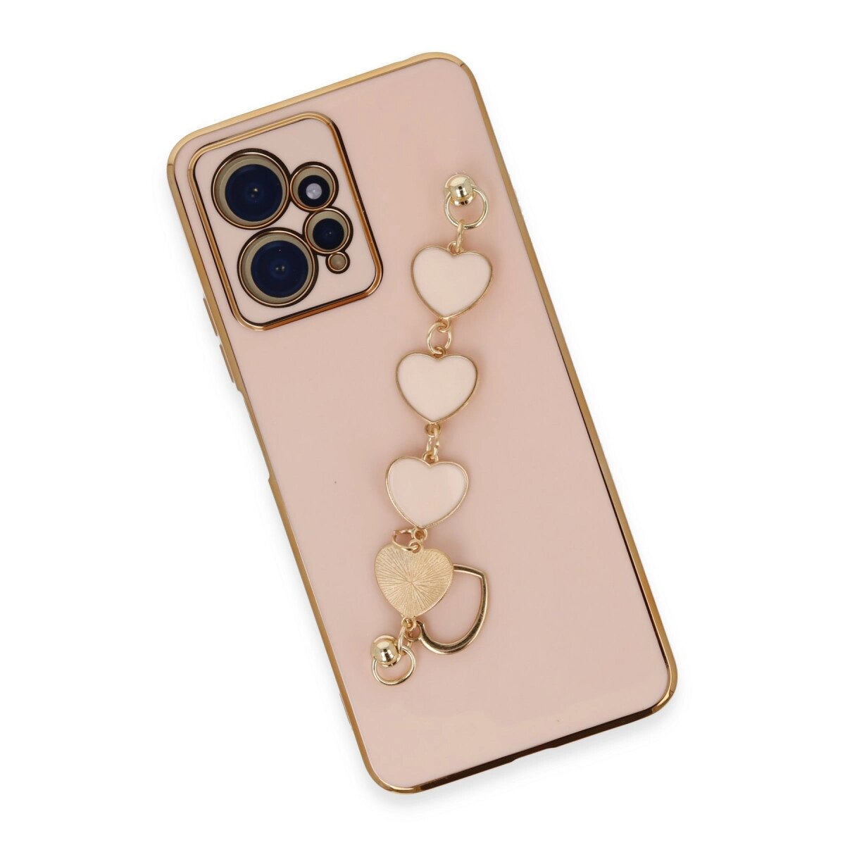 Xiaomi Redmi Note 12 4g Kılıf Esila Silikon - Pudra Xiaomi Redmi Note 12 4g Kılıf Esila Silikon - Pudra