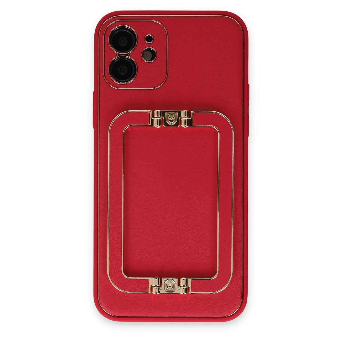 Apple İphone 12 Kılıf Coco Elit Kapak - Kırmızı Apple İphone 12 Kılıf Coco Elit Kapak - Kırmızı