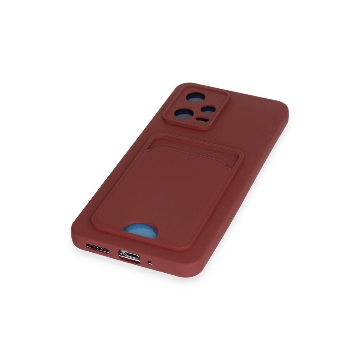 Xiaomi Redmi Note 12 4g Kılıf Kelvin Kartvizitli Silikon - Bordo Xiaomi Redmi Note 12 4g Kılıf Kelvin Kartvizitli Silikon - Bordo