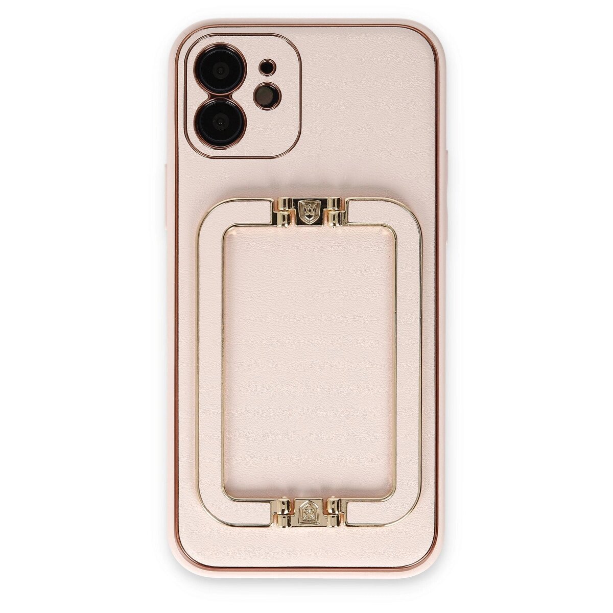 Apple İphone 12 Kılıf Coco Elit Kapak - Pudra Apple İphone 12 Kılıf Coco Elit Kapak - Pudra
