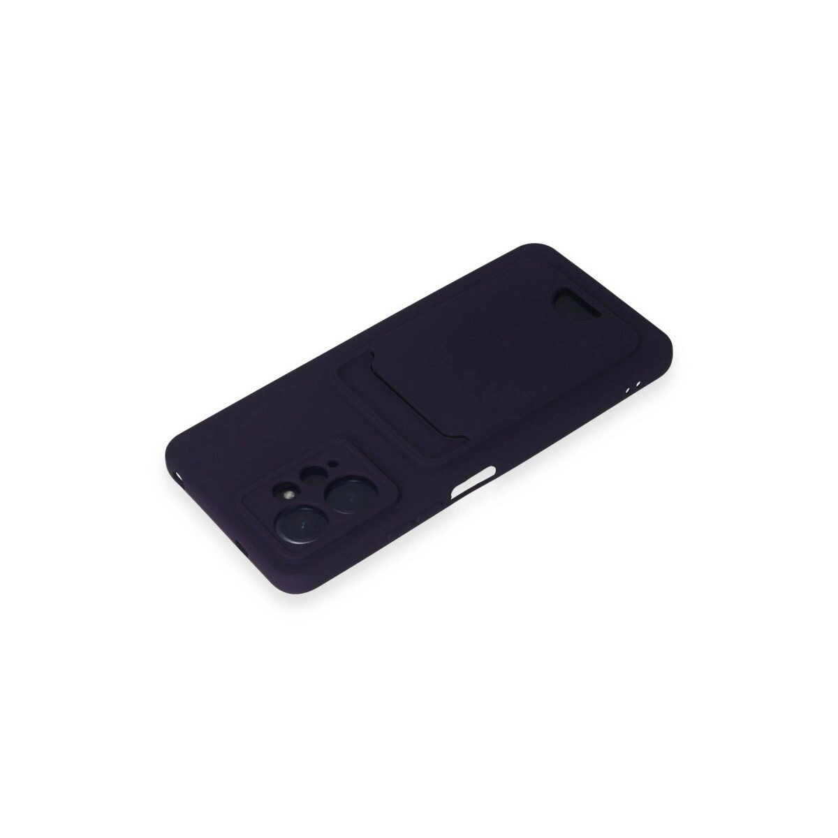 Xiaomi Redmi Note 12 4g Kılıf Kelvin Kartvizitli Silikon - Derin Mor