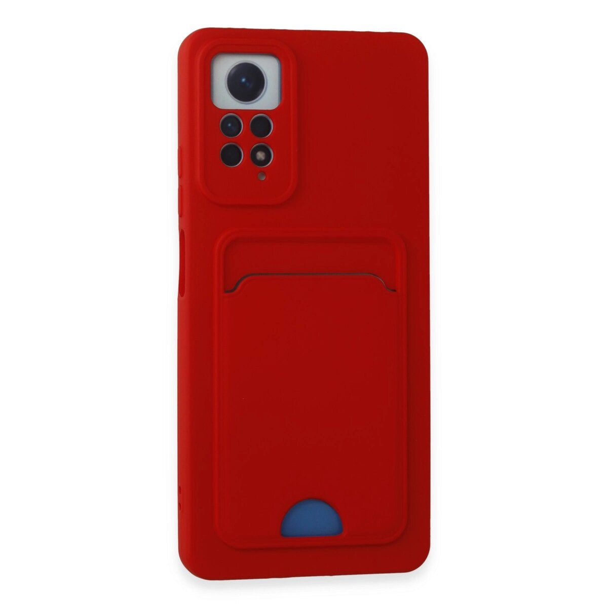 Xiaomi Redmi Note 12 Pro 4g Kılıf Kelvin Kartvizitli Silikon - Kırmızı Xiaomi Redmi Note 12 Pro 4g Kılıf Kelvin Kartvizitli Silikon - Kırmızı