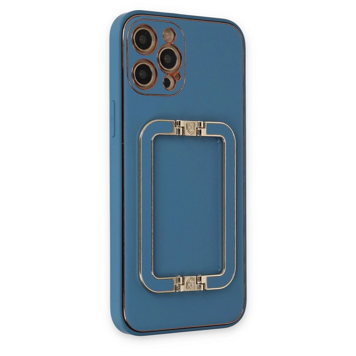 Apple İphone 12 Pro Max Kılıf Coco Elit Kapak - Mavi Apple İphone 12 Pro Max Kılıf Coco Elit Kapak - Mavi
