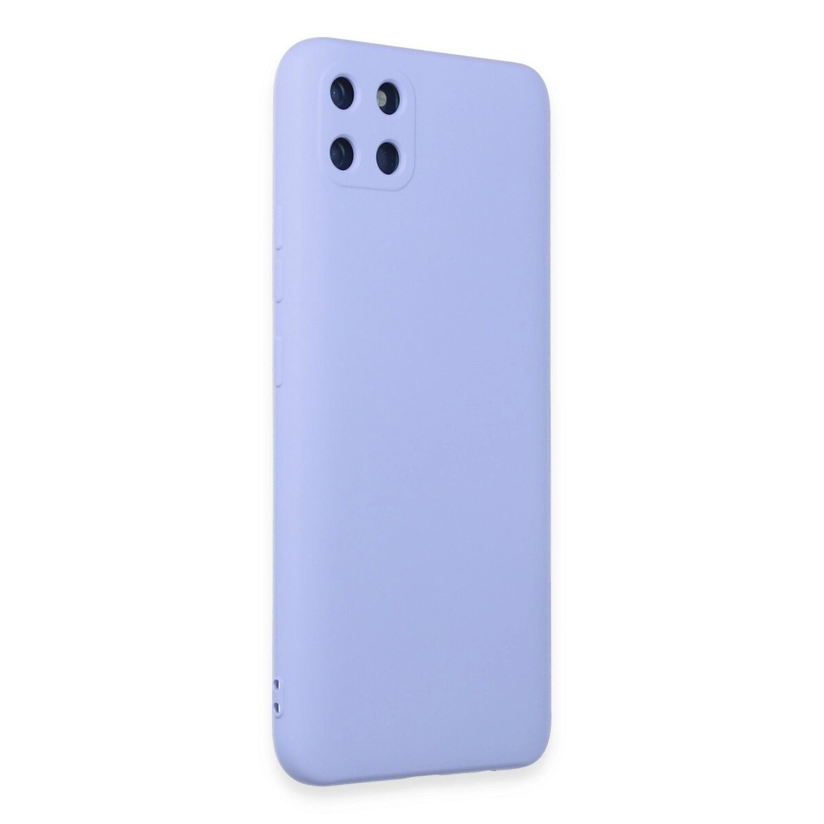 Realme C11 Kılıf Nano İçi Kadife Silikon - Lila Realme C11 Kılıf Nano İçi Kadife Silikon - Lila