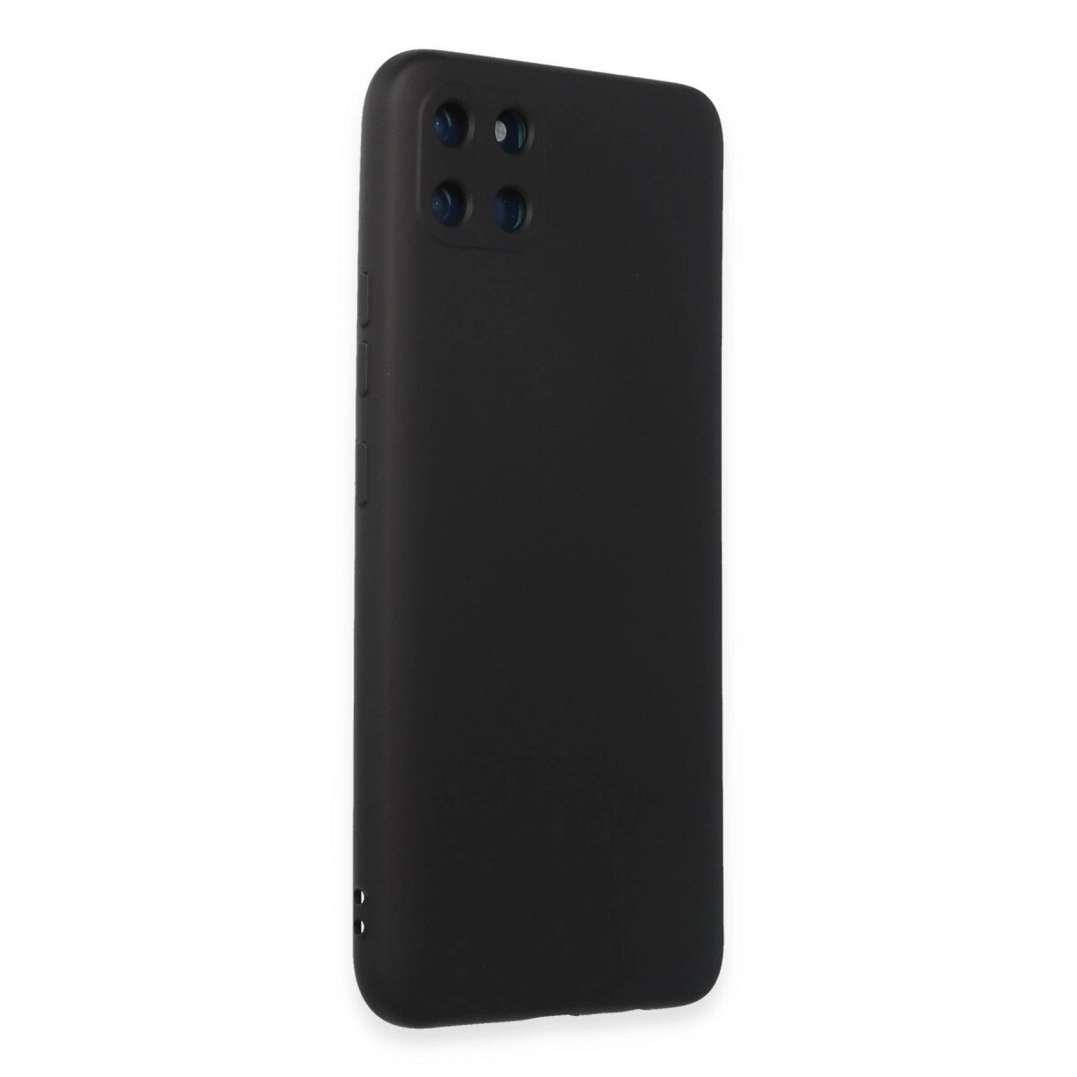 Realme C11 Kılıf Nano İçi Kadife Silikon - Siyah Realme C11 Kılıf Nano İçi Kadife Silikon - Siyah