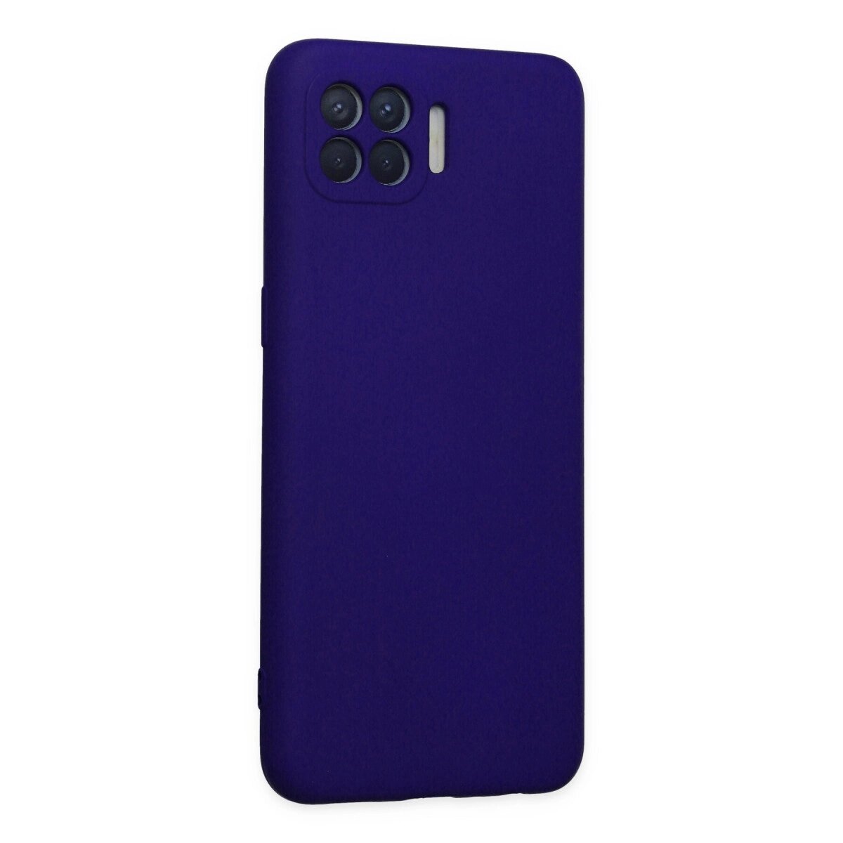 Oppo Reno 4 Lite Kılıf Nano İçi Kadife Silikon - Mor