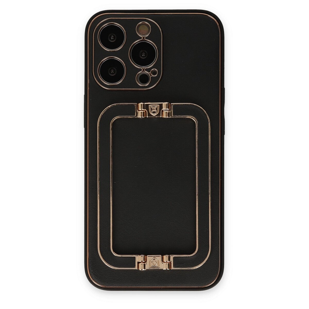 Apple İphone 13 Pro Kılıf Coco Elit Kapak - Siyah Apple İphone 13 Pro Kılıf Coco Elit Kapak - Siyah