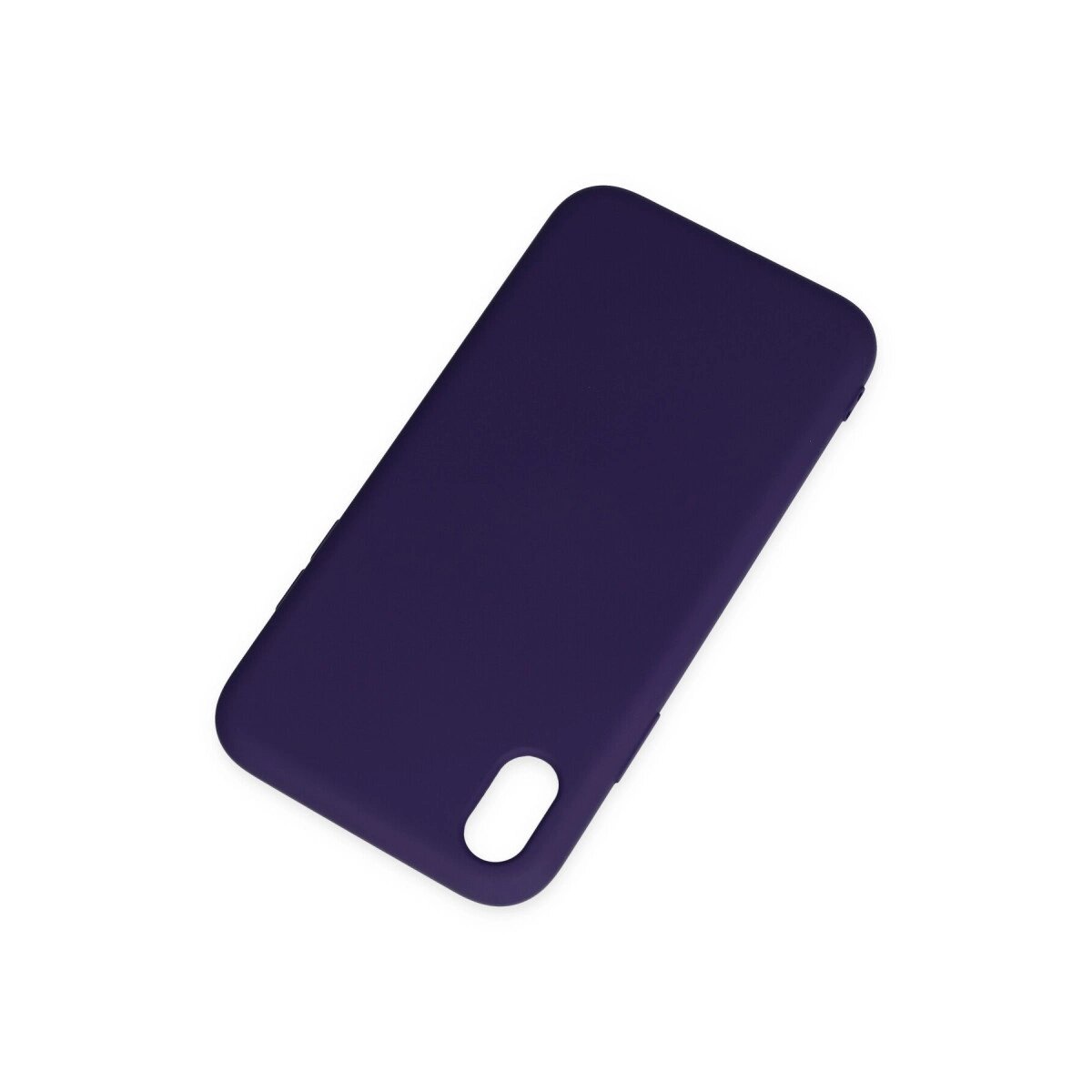 Apple İphone Xr Kılıf Nano İçi Kadife Silikon - Mor Apple İphone Xr Kılıf Nano İçi Kadife Silikon - Mor