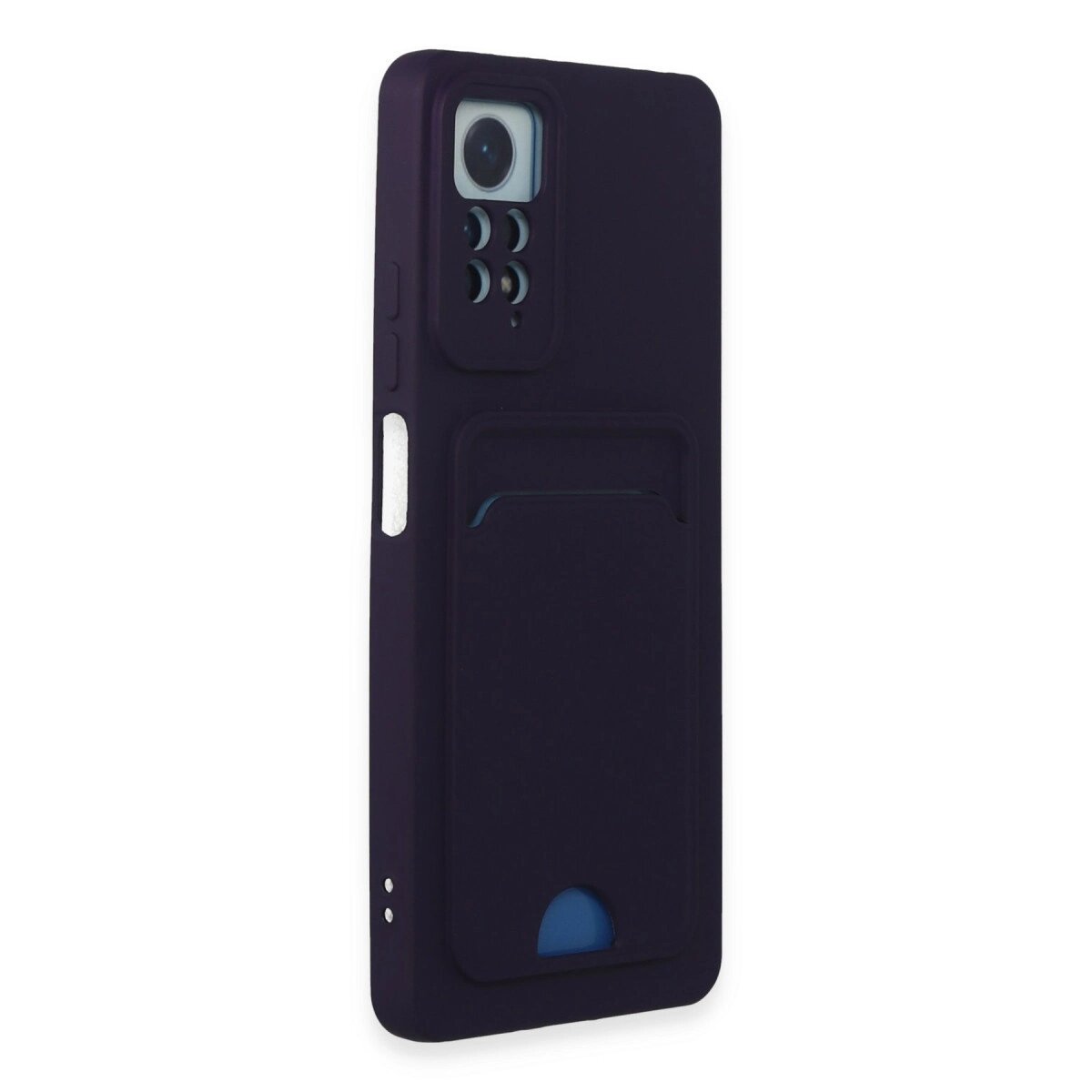 Xiaomi Redmi Note 11 Pro Kılıf Kelvin Kartvizitli Silikon - Derin Mor Xiaomi Redmi Note 11 Pro Kılıf Kelvin Kartvizitli Silikon - Derin Mor
