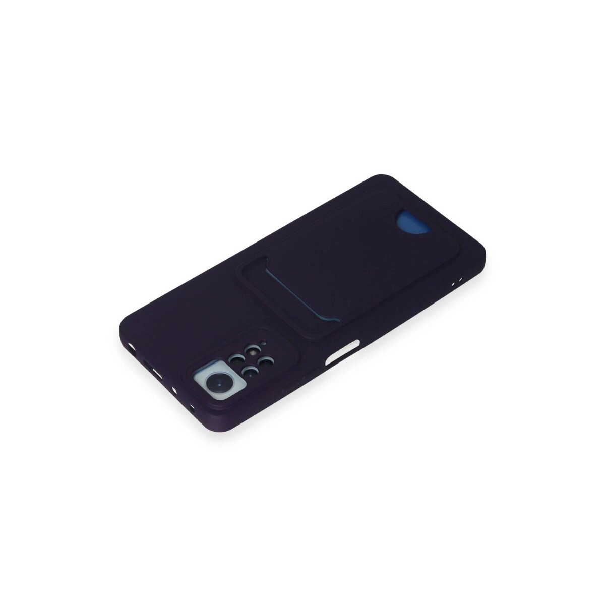 Xiaomi Redmi Note 11 Pro Kılıf Kelvin Kartvizitli Silikon - Derin Mor Xiaomi Redmi Note 11 Pro Kılıf Kelvin Kartvizitli Silikon - Derin Mor