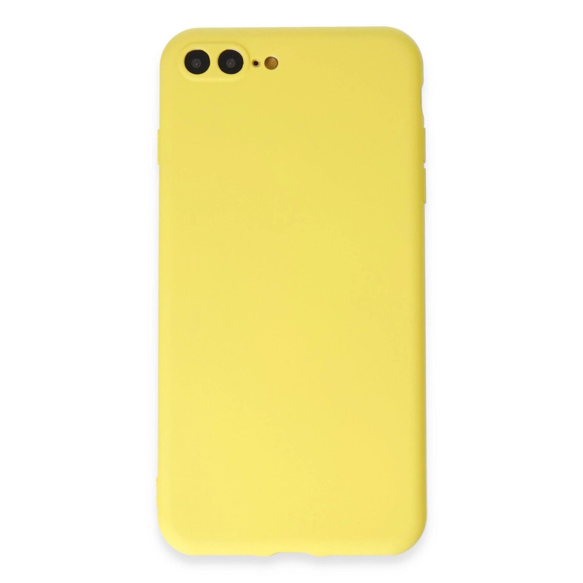 Apple İphone 7 Plus Kılıf First Silikon - Sarı Apple İphone 7 Plus Kılıf First Silikon - Sarı
