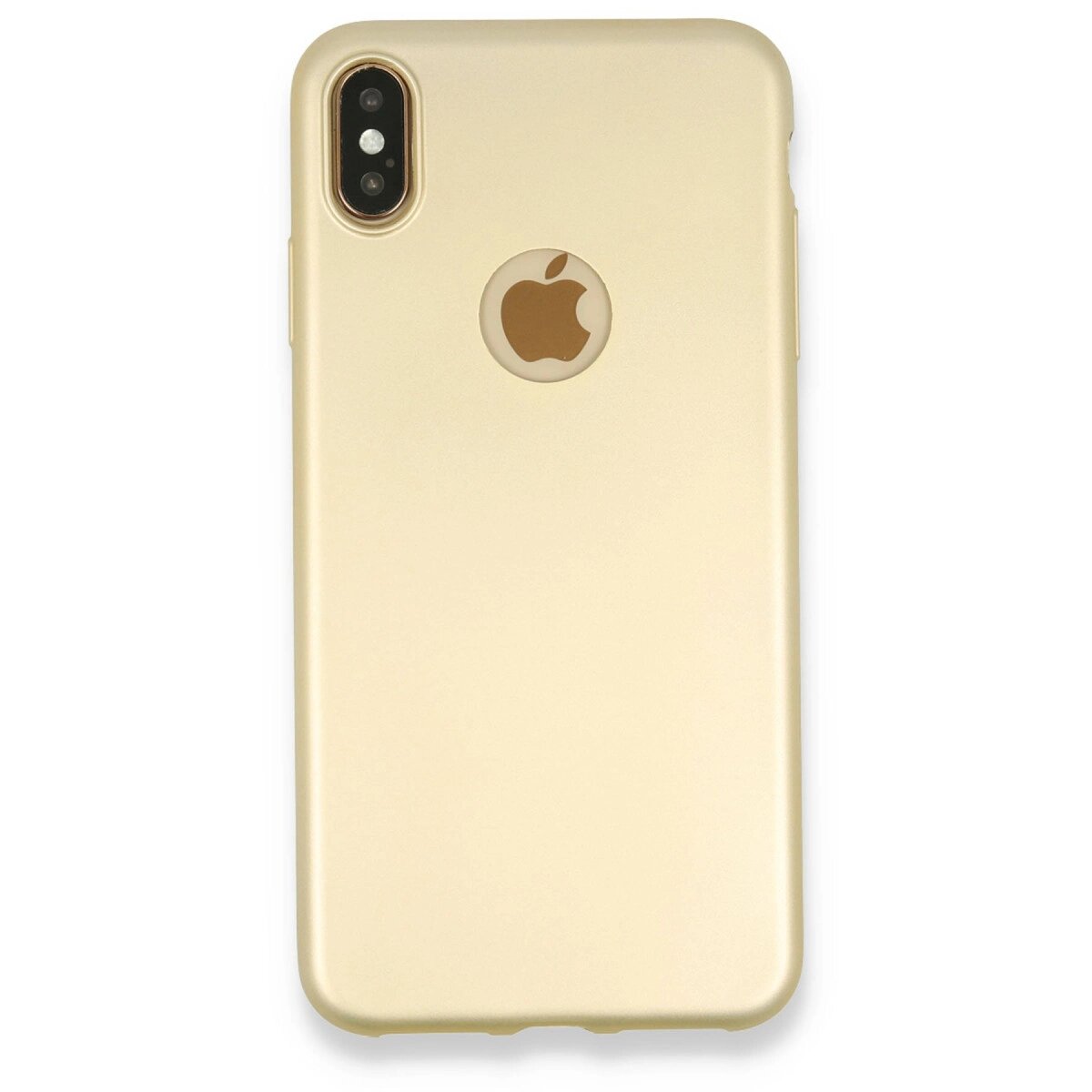 Apple İphone Xs Max Kılıf First Silikon - Gold Apple İphone Xs Max Kılıf First Silikon - Gold
