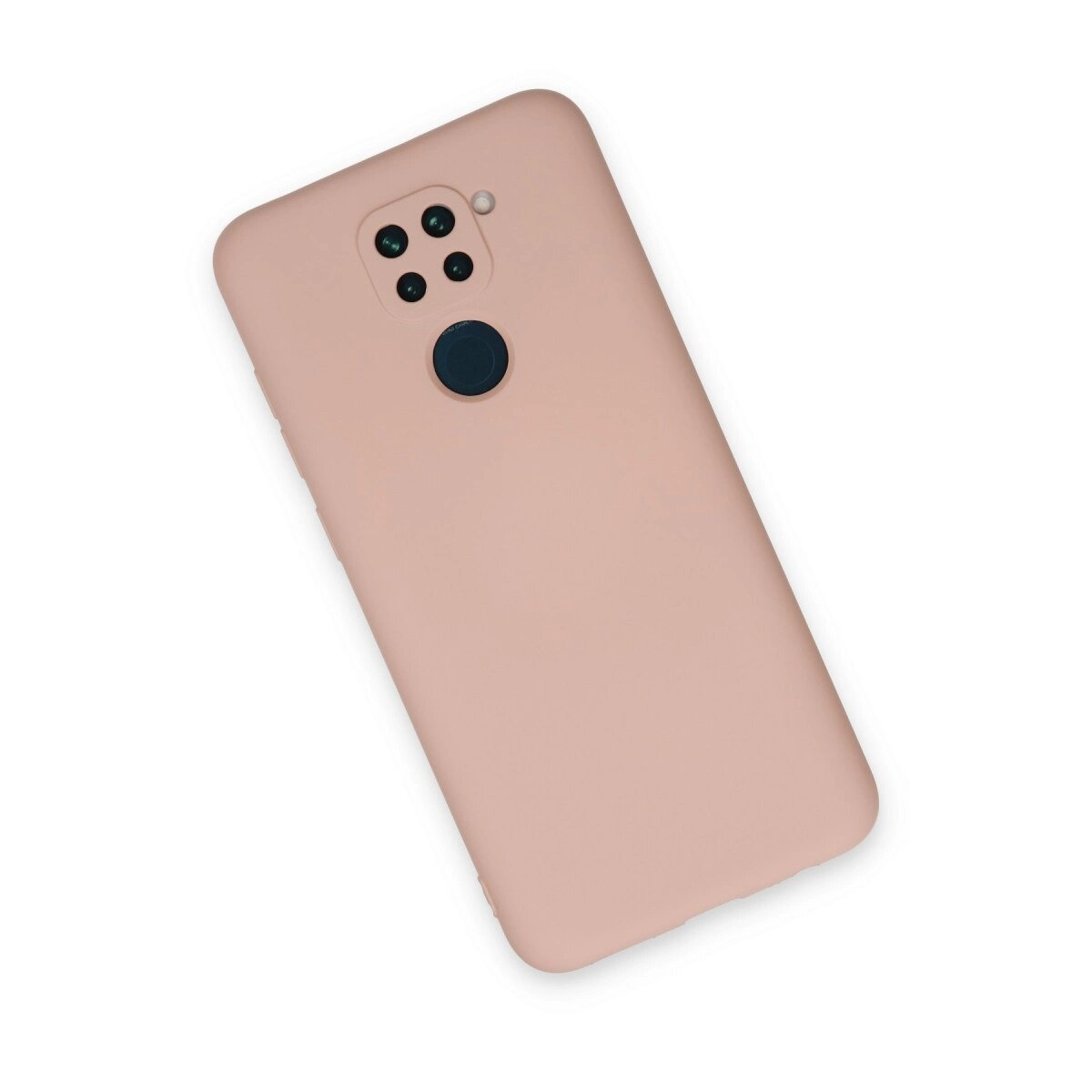 Xiaomi Redmi Note 9 Kılıf Nano İçi Kadife Silikon - Pudra Xiaomi Redmi Note 9 Kılıf Nano İçi Kadife Silikon - Pudra