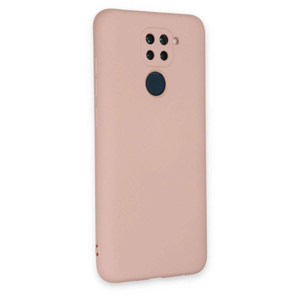 Xiaomi Redmi Note 9 Kılıf Nano İçi Kadife Silikon - Pudra Xiaomi Redmi Note 9 Kılıf Nano İçi Kadife Silikon - Pudra
