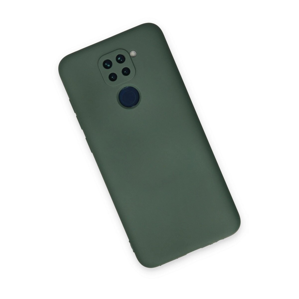 Xiaomi Redmi Note 9 Kılıf Nano İçi Kadife Silikon - Koyu Yeşil Xiaomi Redmi Note 9 Kılıf Nano İçi Kadife Silikon - Koyu Yeşil