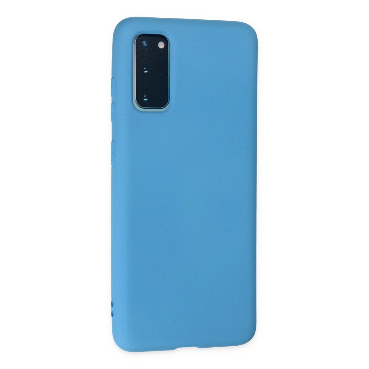 Samsung Galaxy S20 Plus Kılıf Nano İçi Kadife Silikon - Mavi Samsung Galaxy S20 Plus Kılıf Nano İçi Kadife Silikon - Mavi