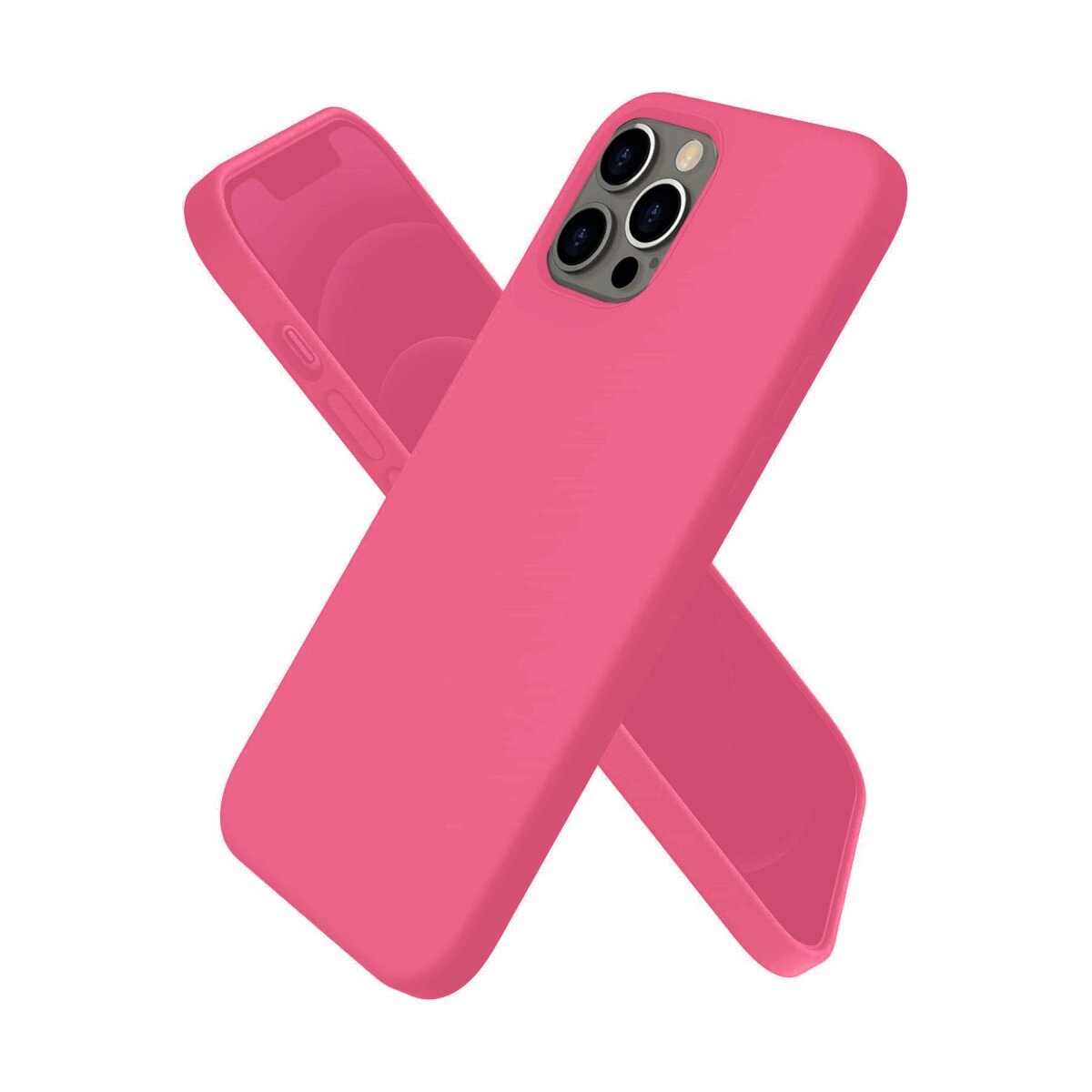 Apple İphone 12 Pro Kılıf First Silikon - Pembe Apple İphone 12 Pro Kılıf First Silikon - Pembe