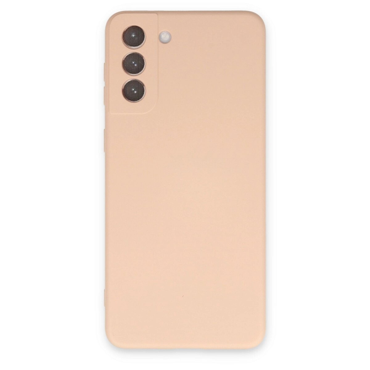 Samsung Galaxy S21 Plus Kılıf Nano İçi Kadife Silikon - Pudra Samsung Galaxy S21 Plus Kılıf Nano İçi Kadife Silikon - Pudra