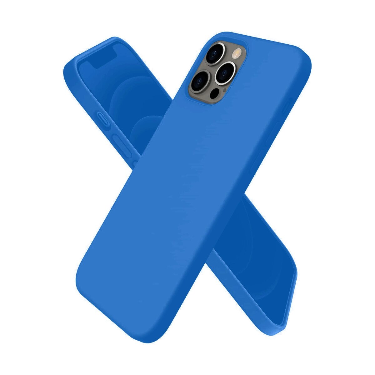 Apple İphone 12 Pro Max Kılıf First Silikon - Mavi Apple İphone 12 Pro Max Kılıf First Silikon - Mavi