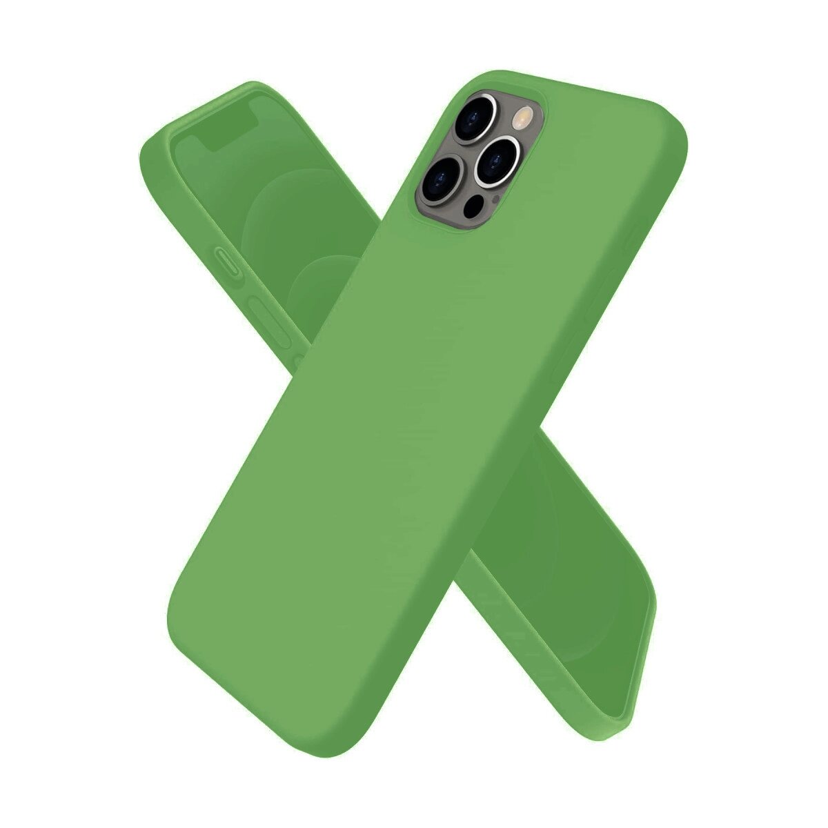 Apple İphone 12 Pro Max Kılıf First Silikon - Yeşil