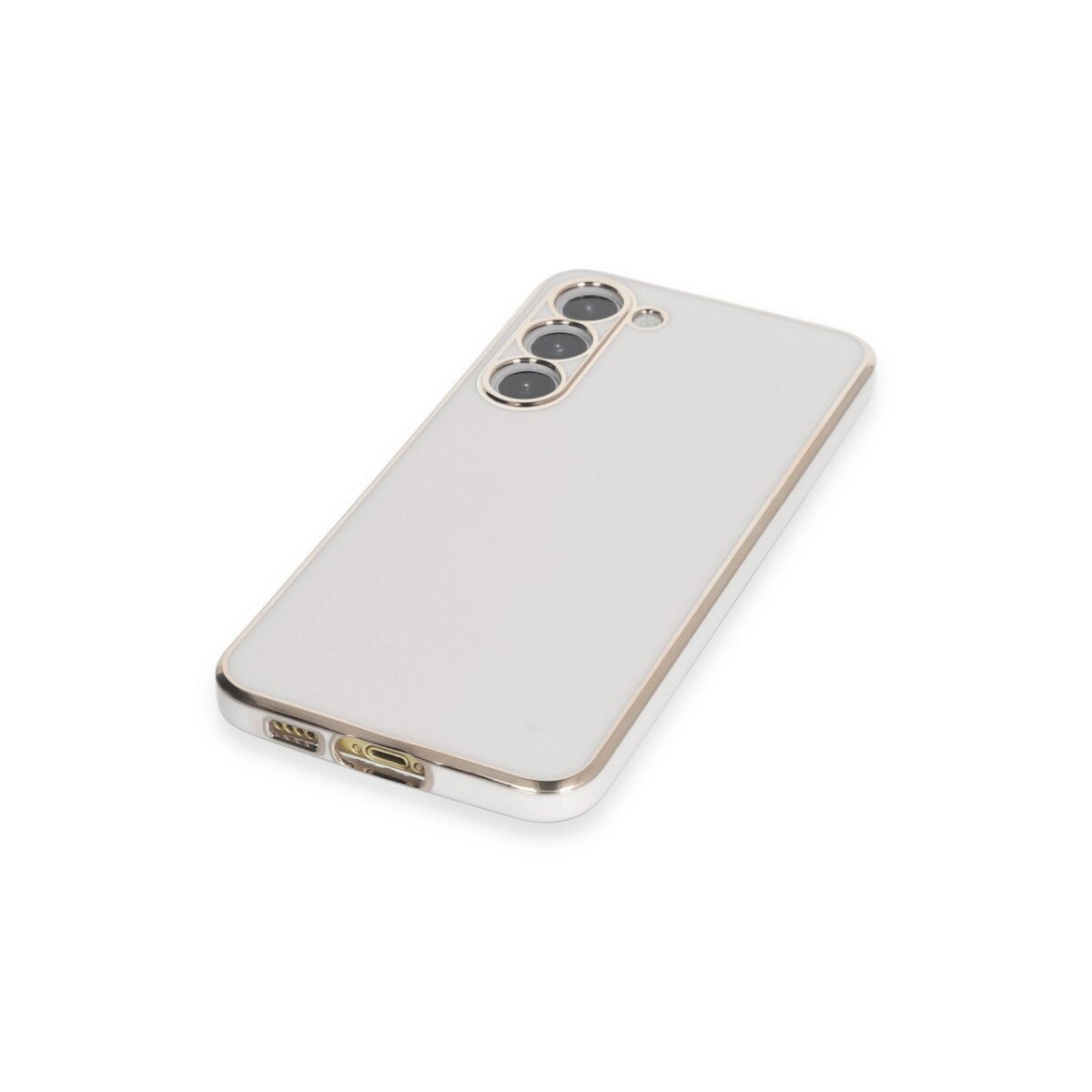 Samsung Galaxy S23 Kılıf Volet Silikon - Beyaz Samsung Galaxy S23 Kılıf Volet Silikon - Beyaz