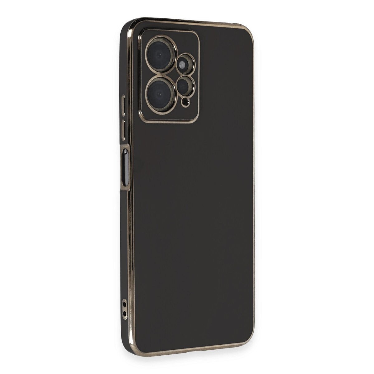 Xiaomi Redmi Note 12 4g Kılıf Volet Silikon - Siyah Xiaomi Redmi Note 12 4g Kılıf Volet Silikon - Siyah