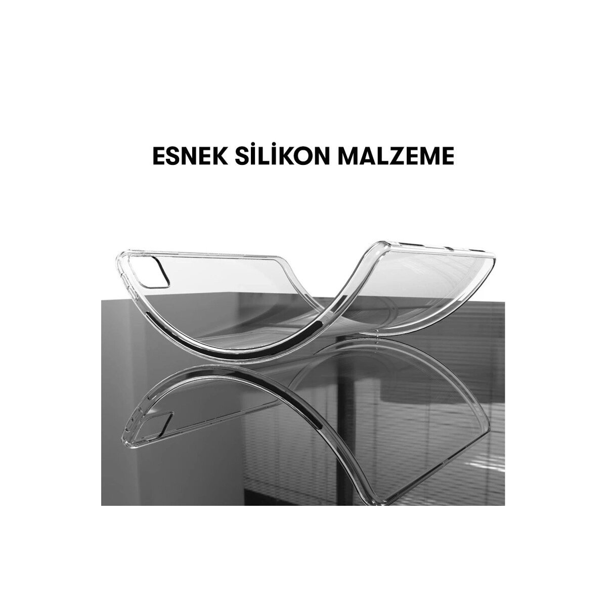 Samsung Galaxy T737 Tab S7 Fe 12.4 Kılıf Anti Shock Tablet Silikon - Şeffaf Samsung Galaxy T737 Tab S7 Fe 12.4 Kılıf Anti Shock Tablet Silikon - Şeffaf