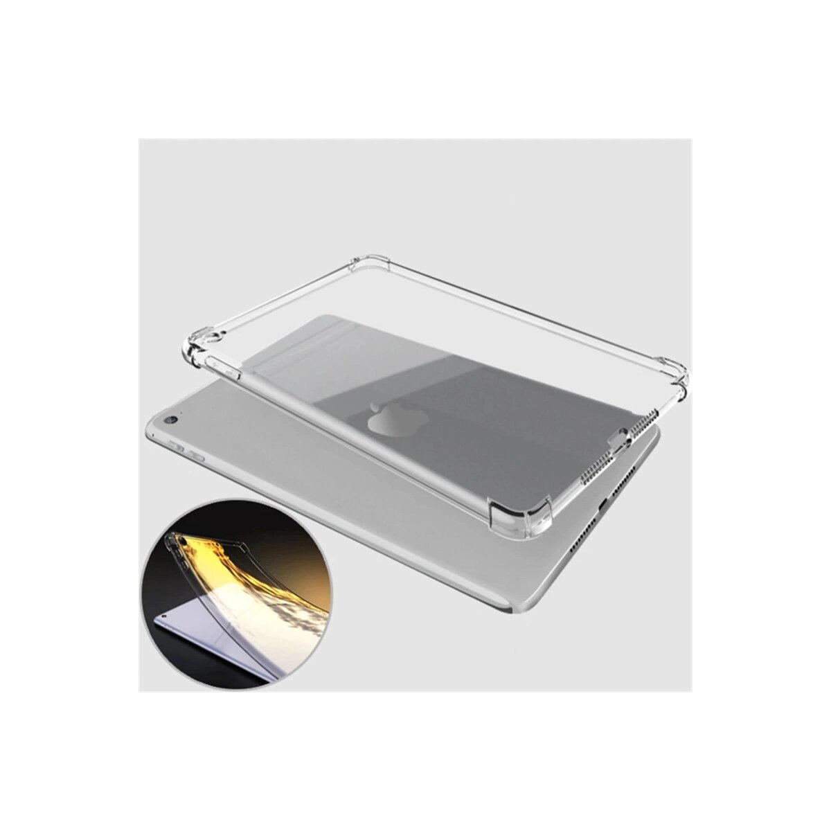 Samsung Galaxy T737 Tab S7 Fe 12.4 Kılıf Anti Shock Tablet Silikon - Şeffaf Samsung Galaxy T737 Tab S7 Fe 12.4 Kılıf Anti Shock Tablet Silikon - Şeffaf