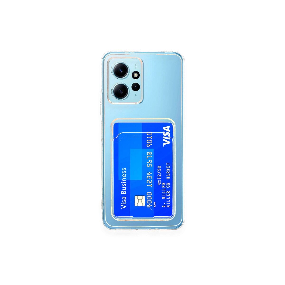 Xiaomi Redmi Note 12 4g Kılıf Kart Şeffaf Silikon - Şeffaf Xiaomi Redmi Note 12 4g Kılıf Kart Şeffaf Silikon - Şeffaf