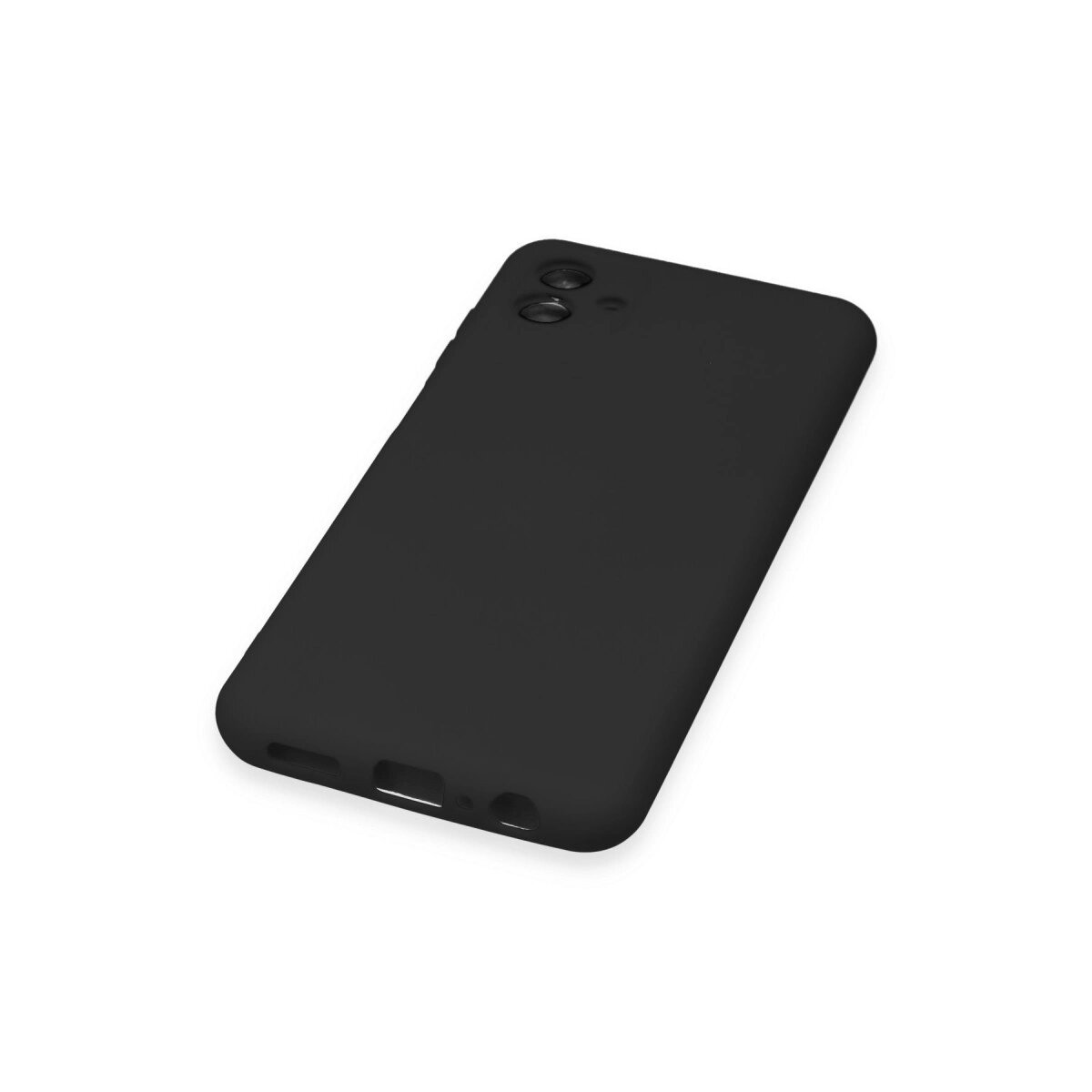 Samsung Galaxy A04e Kılıf Nano İçi Kadife Silikon - Siyah Samsung Galaxy A04e Kılıf Nano İçi Kadife Silikon - Siyah